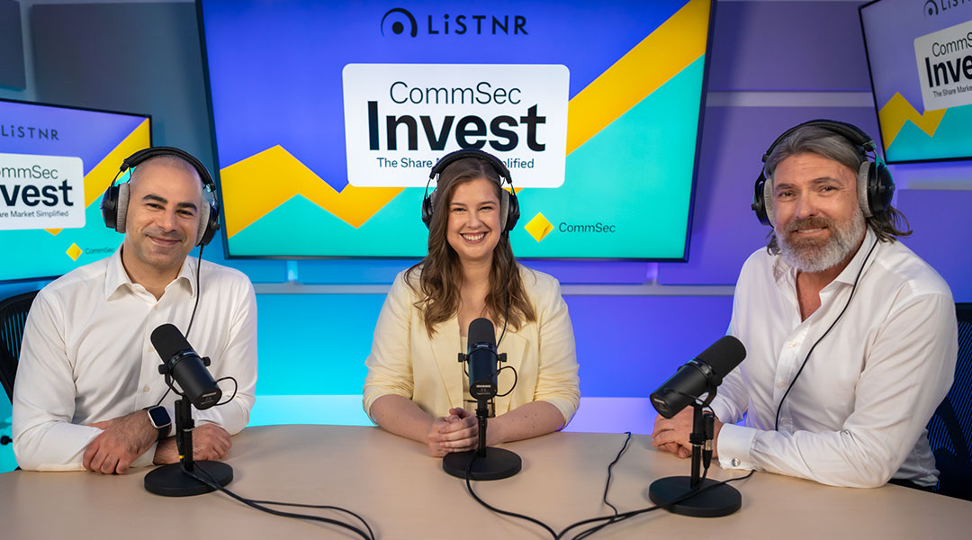 CommSec Invest hosts smiling at camera